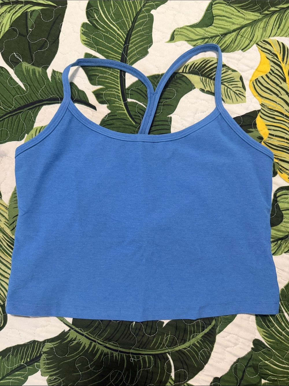 Beyond Yoga Slim Racer Cropped Tank Top